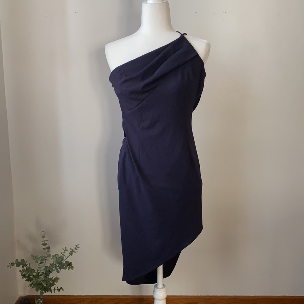 Katie May Revolve Bananas One Shoulder Mini Dress